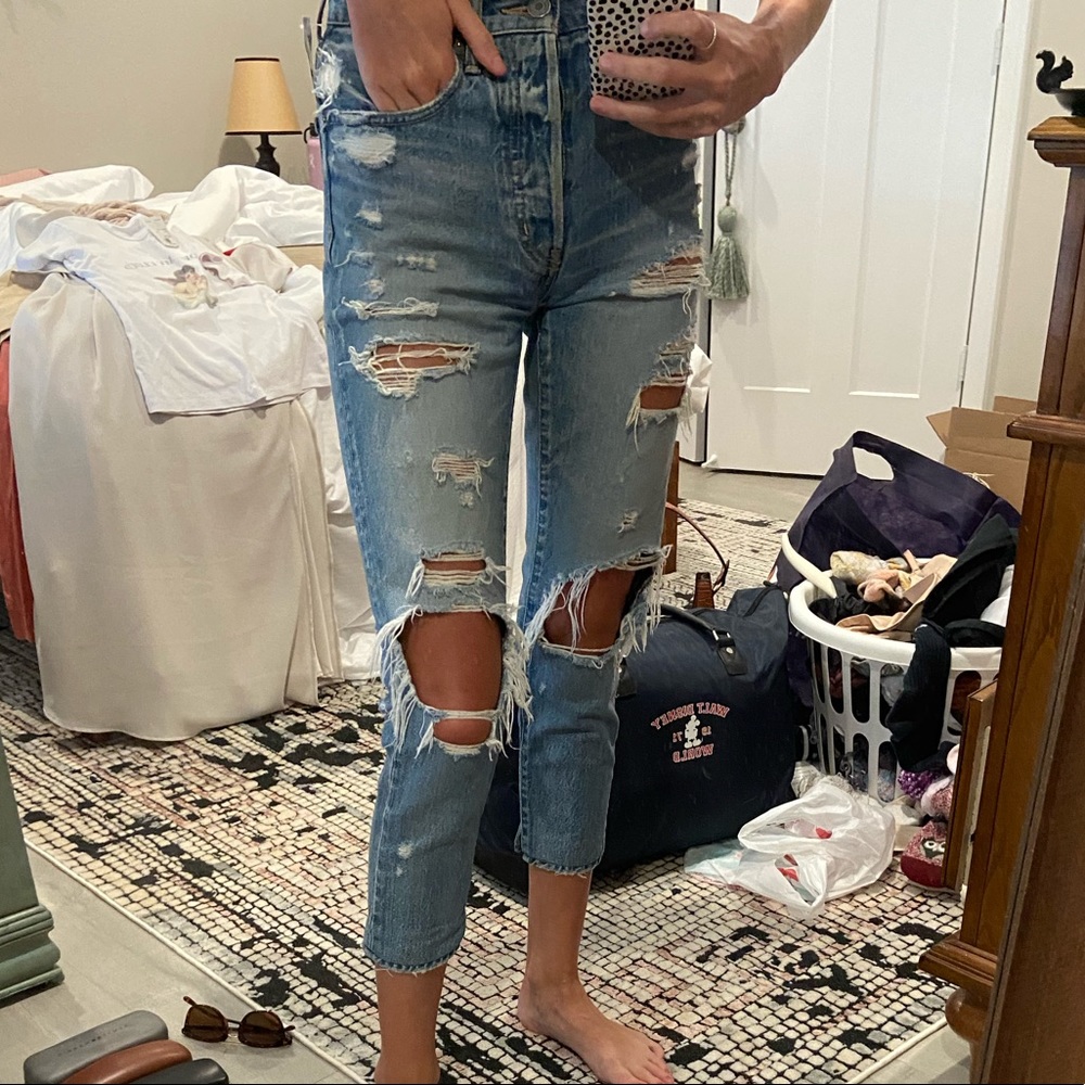 Moussy Distressed Jeans